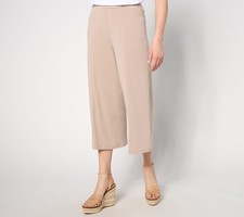 Susan Graver Women's Plus Sz Pants 4X Every Day Regular Liquid Brown A638798