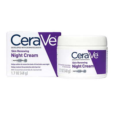 Skin Renewing Night Cream, Niacinamide, Peptide Complex, and Hyaluronic Acid Moi