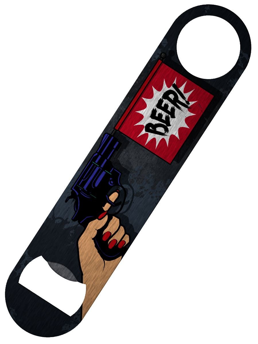 Bottle Opener Beer Gun Bar Blade 18x4cm