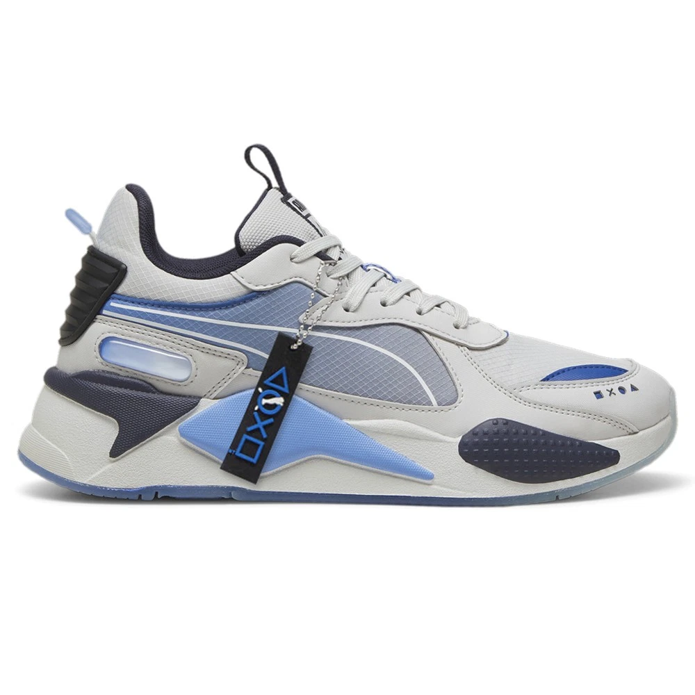 Scarpe casual sneakers uomo Puma RsX X Ps stringate grigie 39631101