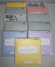 Variety of My Acrylix Close To My Heart Decorative Stamps