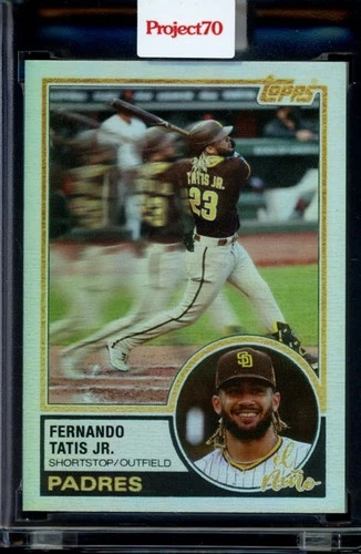 2021 Topps Project 70 Card #548 Fernando Tatis Jr Infinite Rainbow Foil #d 2/70