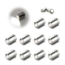 10 Pack Small Spotlight Battery Operated LED Lights Cool White
