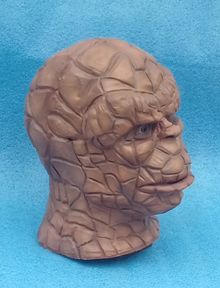 Máscara de látex hecha a mano The Thing Fantastic Four Fan art. Coleccionable Foto 3 de 4