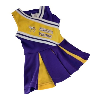 Kids Dress Cheerleader Captain Jumper MN Vikings Toddler Girls Size 18 Months