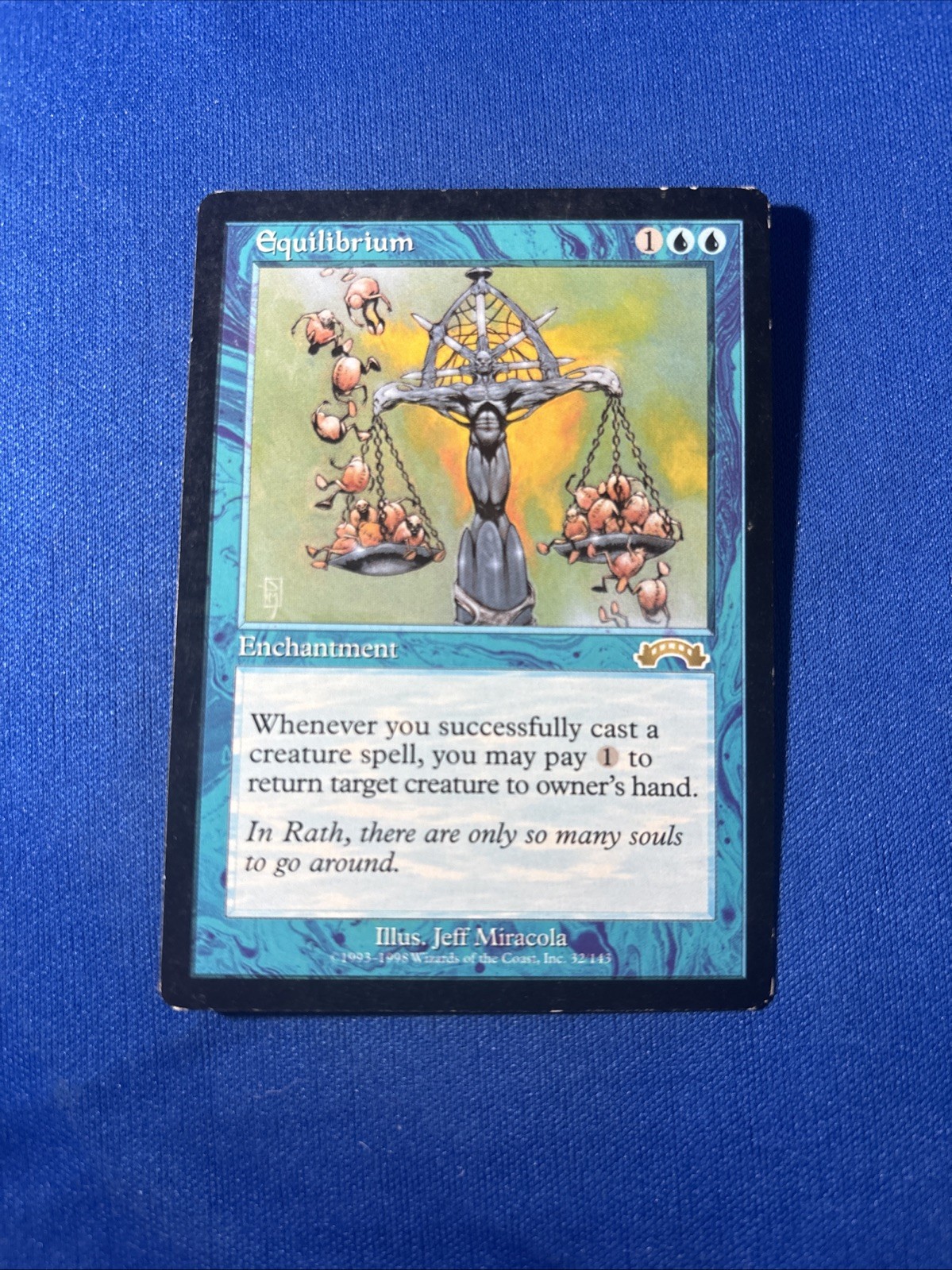 EQUILIBRIUM LP- Exodus Original mtg Magic fast shipping