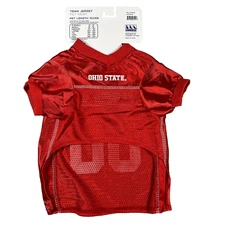 Pets First Medium Red NCAA Ohio State Buckeyes Football Pet Wear Team Jersey NWT