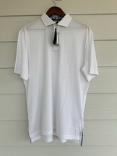 Polo Golf Ralph Lauren Men's Short Sleeve Polo Shirt White Sz Large 98.50