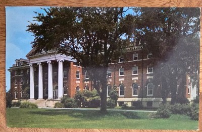 Postcard of Coblentz Hall at Hood College in Frederick, Maryland MD. Posted 1956