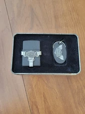 Harley Davidson Boot strap Zippo Lighter Keychain Gift Set HD124 Never been used