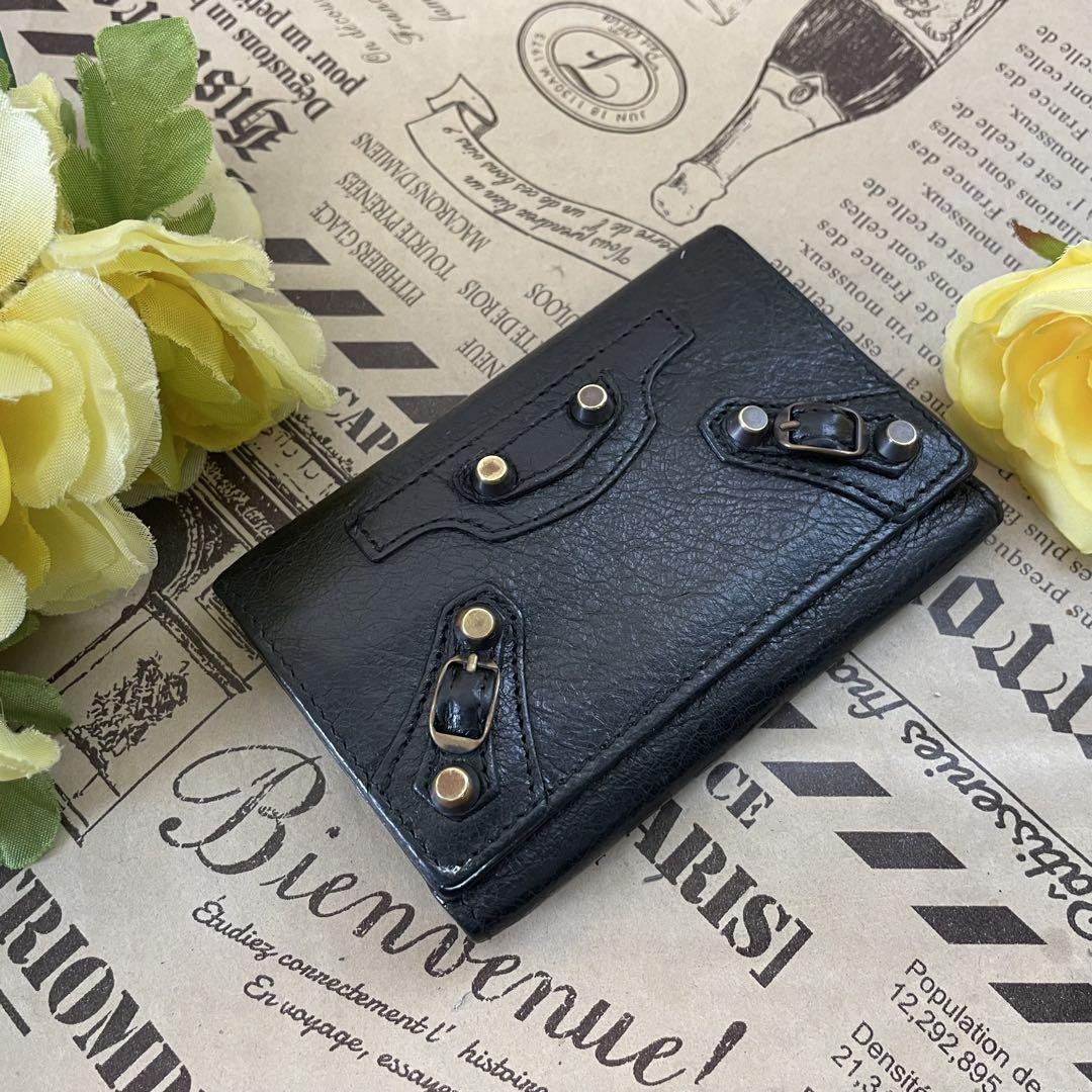 Balenciaga 6-Key Leather Key Case Black FR201 Authentic | eBay