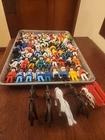 Mixed Lot VTG 58 Playmobil PEOPLE Figures +ASSORTED Accessories