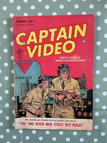 CAPTAIN VIDEO Issue #2 British Edition L. Millar & Son A Fawcett Production 1951