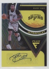 2020-21 Panini Flux Ultraviolet Signatures Rudy Gay #UV-RGY Auto 0ud4