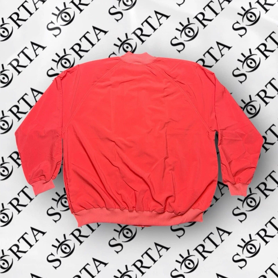 Cortavientos Prince Tennis rosa salmón ligero con cremallera talla L 1993 de colección nueva con etiquetas Foto 2 de 4