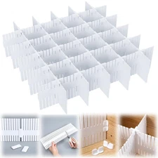 15pcs 5.12x 15 Tall Drawer Divider Adjustable Drawer Organizer DIY Ultra Deep...