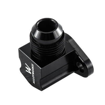 For Suzuki GSXR Engine To Oil Cooler 90 Degree Take Off Adapter In AN8 New-AWS