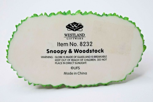 Globo de nieve Westland Giftware Peanuts Snoopy & Woodstock - Imagen 9 de 11
