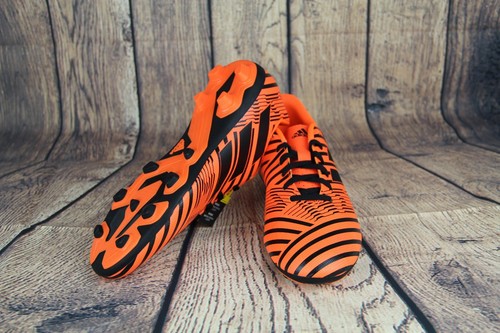 Adidas Nemeziz 17.4 Fxg J Soccer Cleats Pyro Storm Orange/Black S82460 SZ - Picture 6 of 12