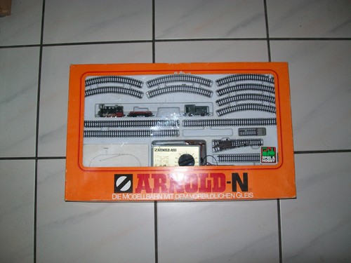 Arnold Rapido 0133 Starterset  Lok Güterwagen mit OVP #and | Condition: Gebraucht