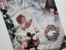 Leisure Arts The Ivy Twines Floral cross stitch pattern chart leaflet #2423