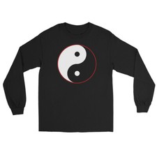 Yin and Yang Ancient Chinese Symbol Long Sleeve Shirt