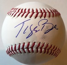 TYLER BEEDE SIGNED RAWLINGS MLB BASEBALL SAN FRANCISCO GIANTS COA