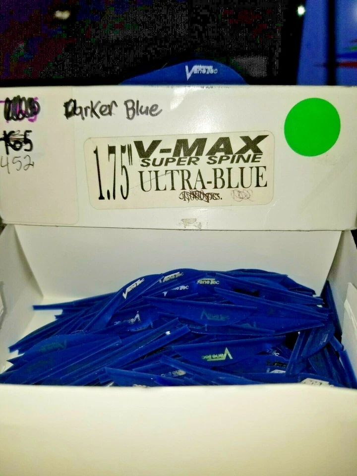 Paquete de 150 paletas V-Max 1,75" Super Spine Fletchings 9 opciones de color Foto 2 de 4