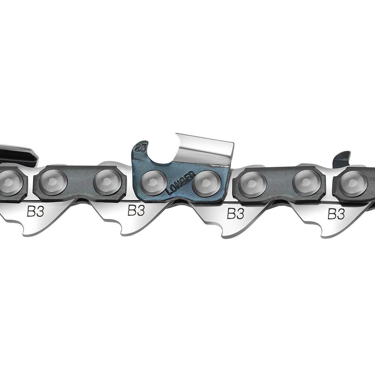 4-Pack 18" Chainsaw Chains - .325 Pitch, .063 Gauge, 68 Drive Links, Full Chisel For STIHL Saws