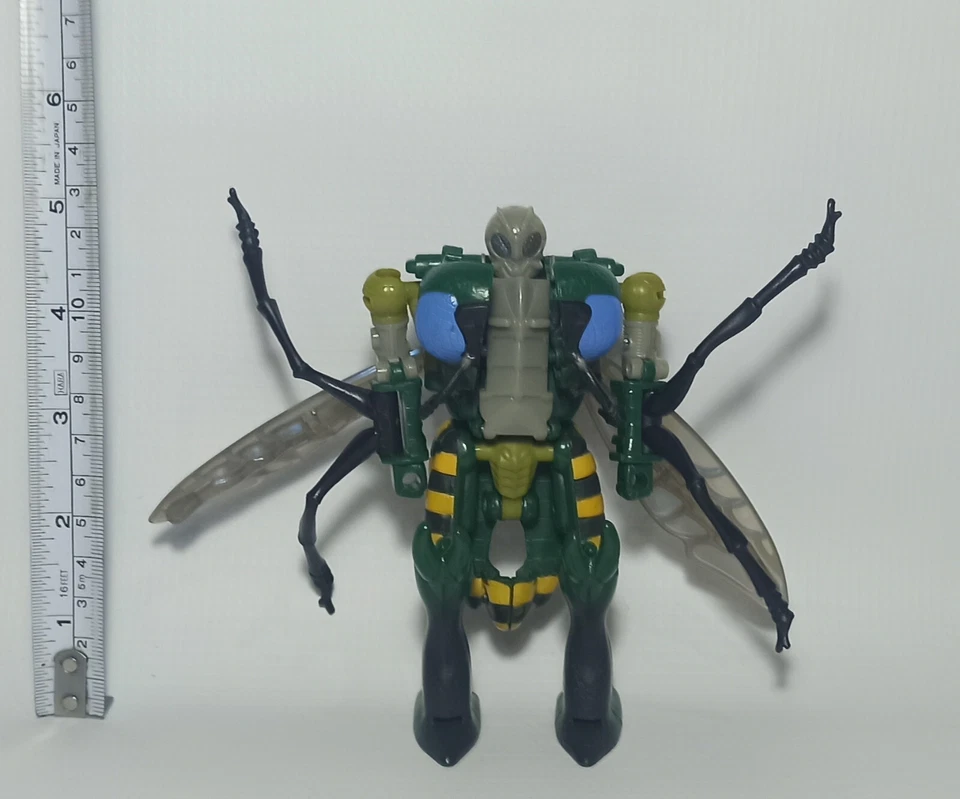 HASBRO VTG 1996 TRANSFORMERS BEAST WARS DELUXE WASPINATOR 100% COMPLETE B - Image 2 of 4
