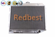 26"w Fit 68-74 Dodge Challenger Plymouth Gtx Mopar Small Blcok 4row Alu Radiator