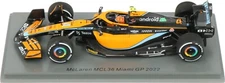 2022 McLaren MCL36 #4 Miami GP Lando Norris in 1:43 scale by Spark by Spark