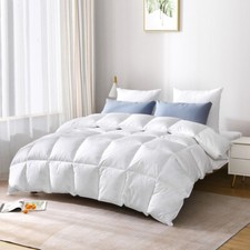 Luxury Duck Feather & Down Duvet Quilt With 100% Microfibre Cover All Tog Sizes
