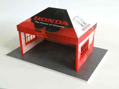Diorama Modellbausatz Maßstab 1:32 Automodell Display Rallye Zelt Servicezelt