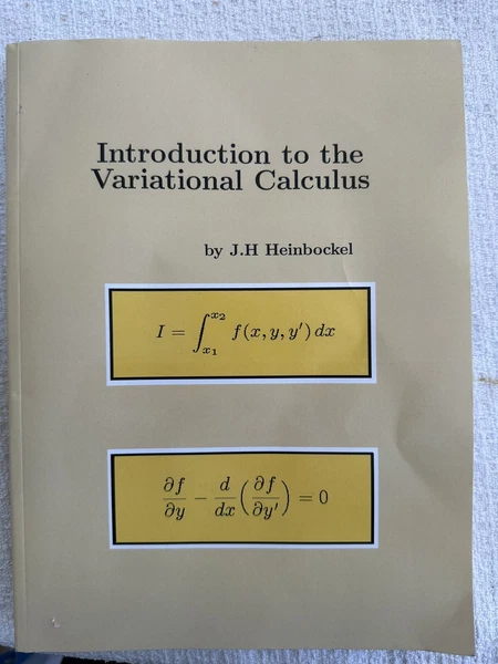 Introduction To The Variational Calculus