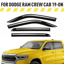 Rain Guards Vent Visors Shade for 2019-2026 Dodge Ram Crew Cab