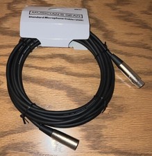 Musician's Gear Standard Microphone Cable 20 ft. Black