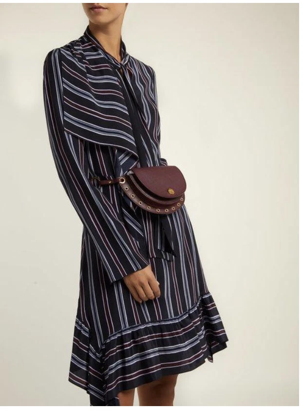 See By Chlo Kriss Grained Leather Belt Bag Womens Brown eBay