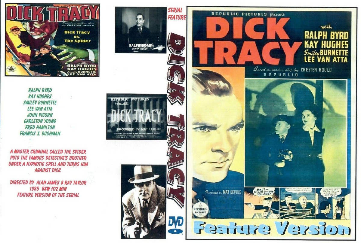 DICK TRACY 1937 RARE FEATURE VERSION OF SERIAL ON DVD | eBay