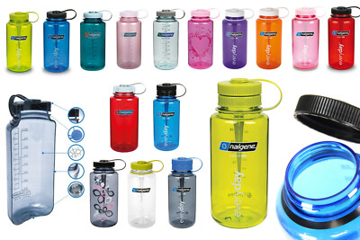 NALGENE Everyday Trinkflasche 1L BPA frei Weithals SUSTAIN Sport Flasche NEU
