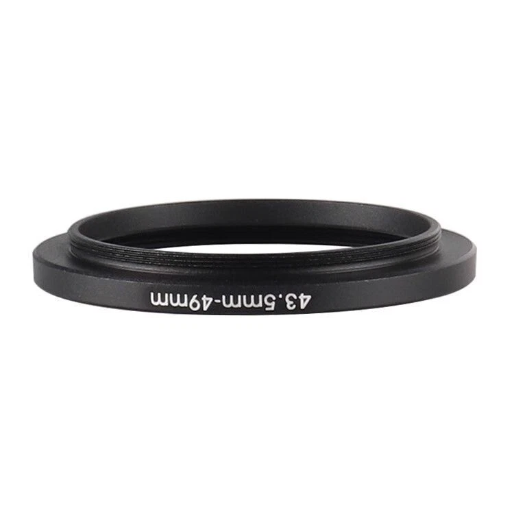 43.5mm to 49mm Metal Camera Lens Step Up Filter Ring Adapter Aluminum 1pc Black - Image 3 of 3