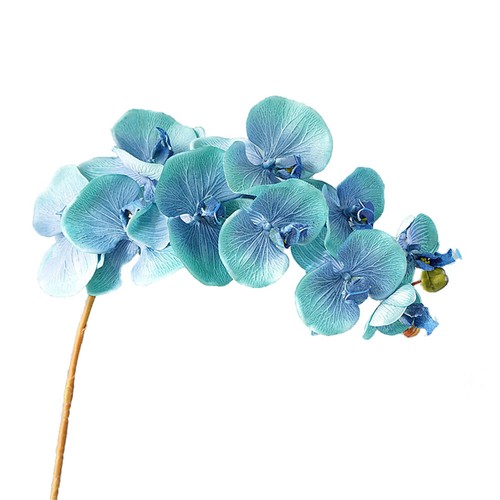 4 Bunch Latex Real Touch Artificial White Butterfly Orchids Flower For Home - Picture 6 of 68