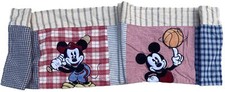 Disney Sports Window Valance Curtain 57x13  Mickey Mouse Basketball Baseball