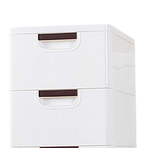 Home Rolling Cabinet Cart Dorm with 4 Caster Wheels Dressers Storage Cabinet - Picture 4 of 6