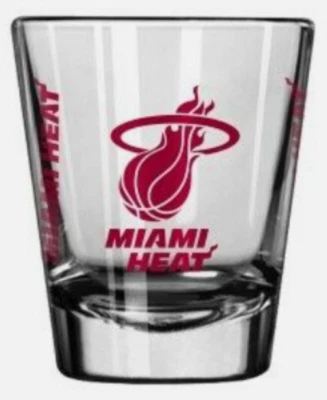 Miami Heat Team Logo Schnapsglas Neu - 2 Unzen - Tolles Geschenk! NBA