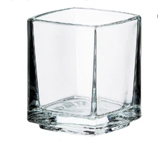 LA ROCHERE Set of 6 votive candle/shot glasses Genuine Glassware 5CL