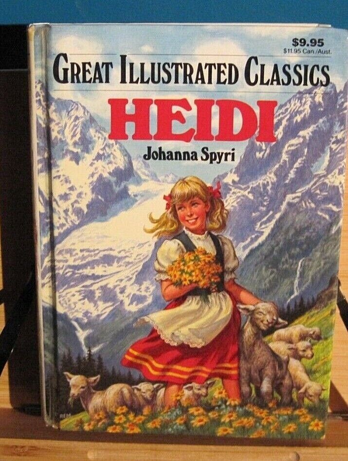 HEIDI Johanna Spyri ハイジ原作 洋書 古書 ヴィンテージ 送料無料 匿名配送] 洋書 英語 脚本 戯曲 Heidi (ハイジ) A Full