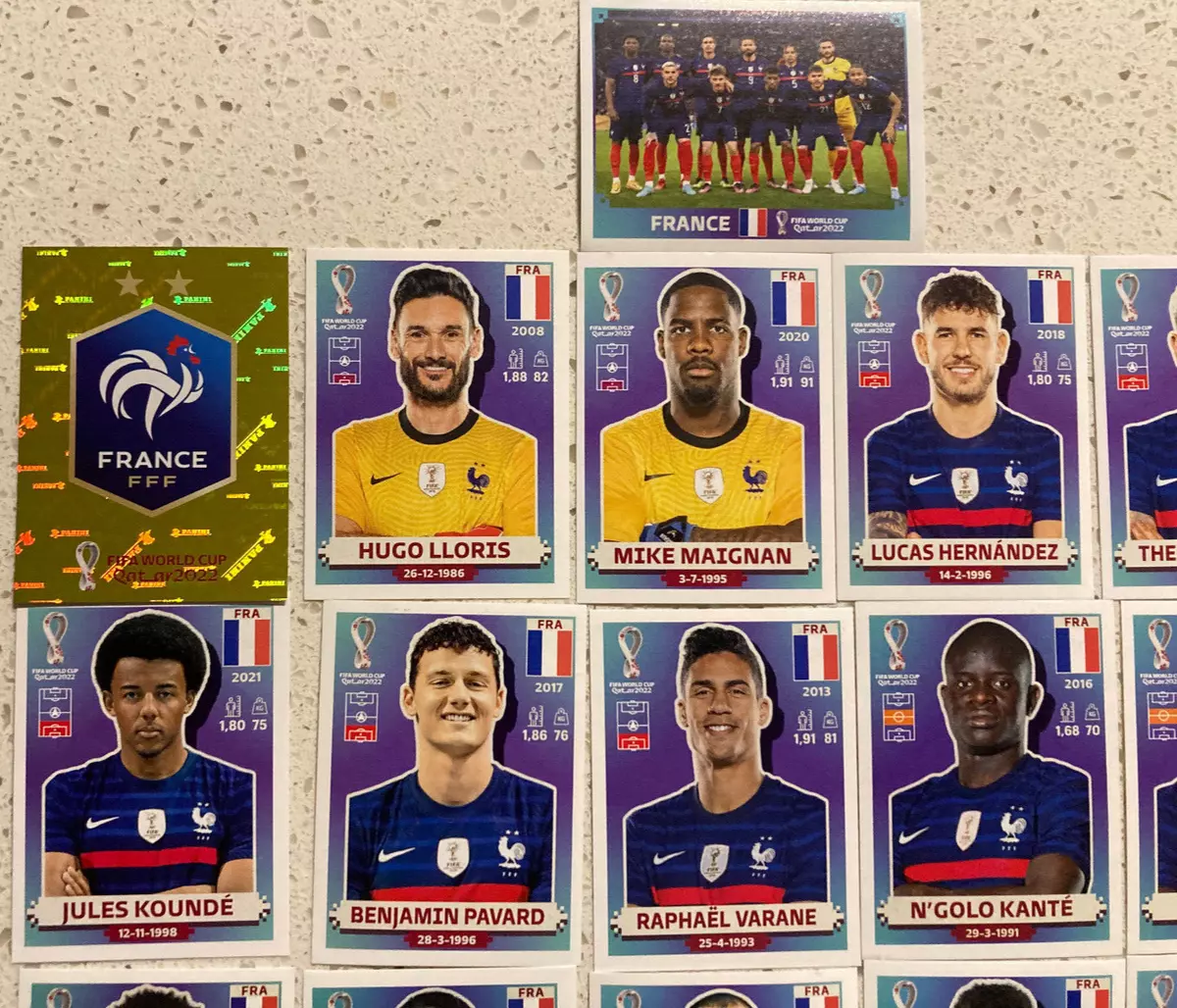 Panini 2022 FIFA World Cup Qatar Kylian Mbappe France Sticker FRA19 • $4.79