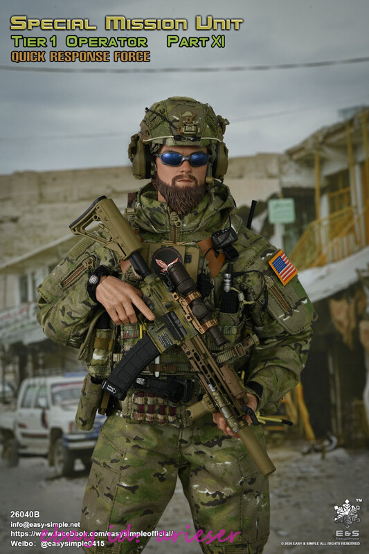 ミリタリー EASY&SIMPLE 1/6 Special Forces Ready! Easy&Simple ES 26064B 1/6 CAG Special Mission Unit