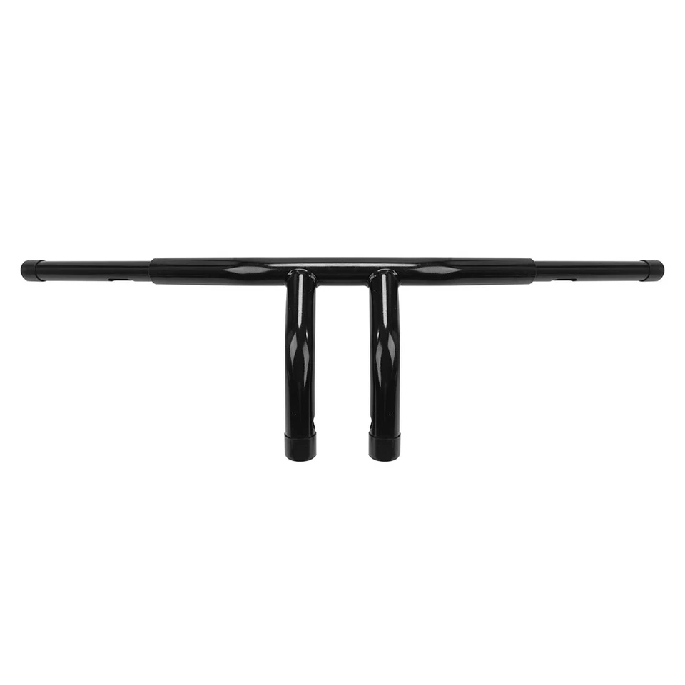Guidão 8" Rise Drag T-Bar 1-1/4" Fat para Harley Sportster Dyna Softail Fatboy - Imagem 3 de 4